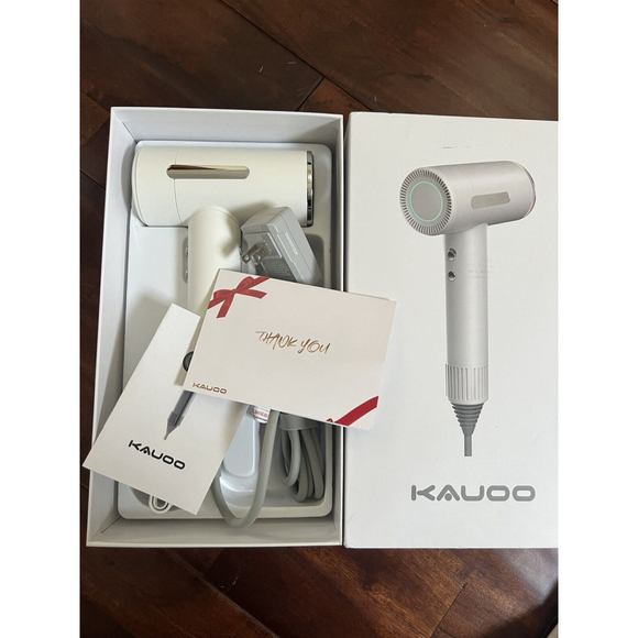 High Speed Hair Dryer Kauoo New White professional